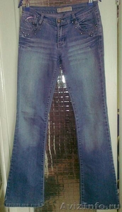 Женские джинсовые брюки Радуга в Самаре - Изображение #1, Объявление #429093